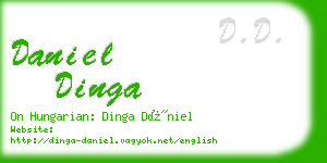 daniel dinga business card